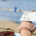 thumbnail image 2 of ORDDIART 300Set Photo Hanging Clips Mini Clips Blue Rectangular Christmas, 2 of 4