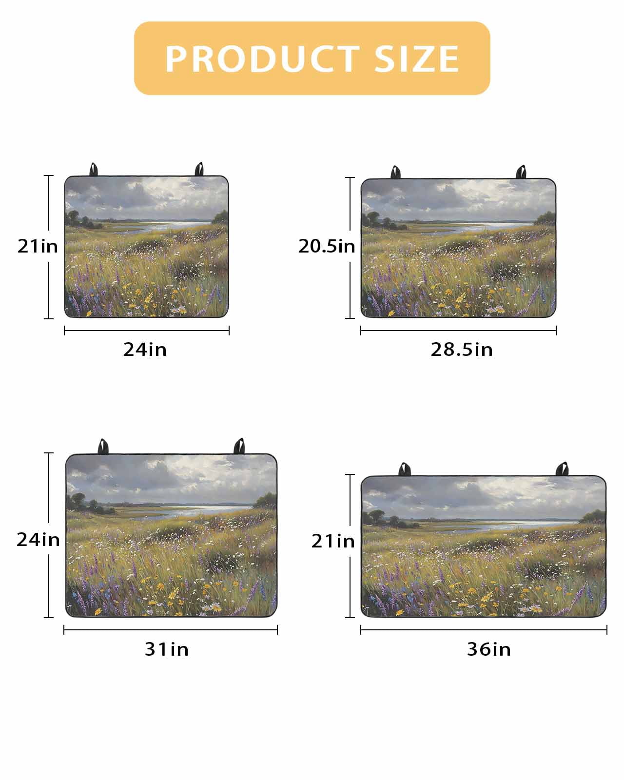 nqOlkjepod Large Induction Cooktop Protector Mat 36"x21", Spring Floral Stove Top Covers for Electric Stove, Modern Oil Painting Farmhouse Decorative Stove Burner Cover Mats, Glass Top Stove Cover