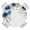 MidnightBlue LightPink, variant on Eiffel Tower Round Tablecloth for 55-60 Inch Tables,Fitted Table Cover with Elastic Edge,Vintage France Romantic European Paris City Art Waterproof Outdoor Table Cloth Protector for Patio Dinner
