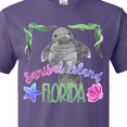 thumbnail image 4 of Inktastic Sanibel Island Florida Cute Swimming Manatee T-Shirt, 4 of 5