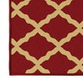 thumbnail image 5 of Ottomanson Non-Slip Hallway Runner Rug 20" x 59" Perfect for High Traffic Areas, Red Trellis, 5 of 13