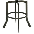 thumbnail image 5 of Armen Living Studio 30" Bar Height Metal Swivel Barstool in Black Pu and Black Finish, 5 of 11