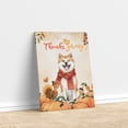 thumbnail image 3 of Happy Thanksgiving Akita with Turkey Pumpkins Autumn Vibes Vertical Matte Canvas Poster Inu Dog Lover Wall Art Home Decor - 12018, 3 of 5