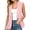 Pink, variant on Women's Solid Color Sleeveless Elegant Blazer Vest, Lightweight Business Casual Jacket for Office, for Summer Workwear or Formal Occasions Pink