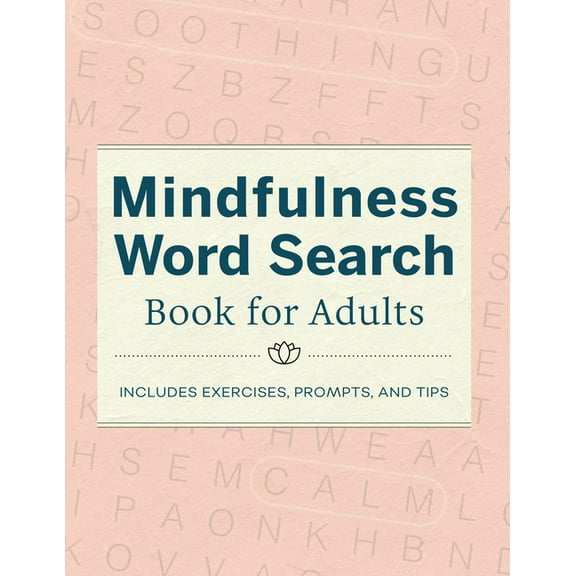 Mindfulness Word Search Book for Adults, (Paperback)