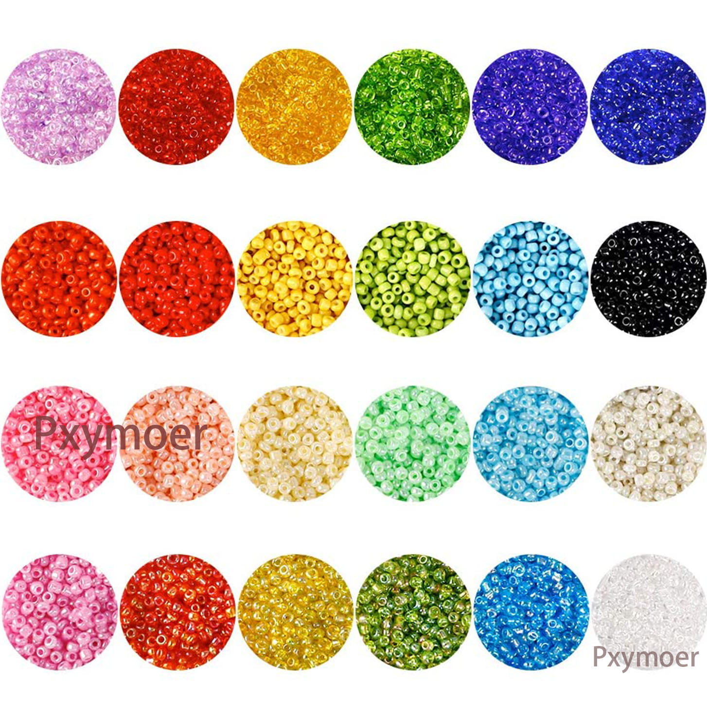 Glass Seed Beads For Jewelry Making Supplies Kit Small Bead Craft Set  Bracelets Necklace Ring Making Kits Glass Seed Letter Alphabet Beads Charms  Pend