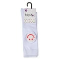 thumbnail image 5 of MeMoi  Fuzzy Smiley Face Knee High Socks - Girls - Female, 8, Green, 5 of 8