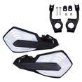 thumbnail image 2 of Protectores de mano para motocicleta Soledad 22 mm 7/8 pulgadas A Prueba Manoplas de Rejilla Blanco, 2 of 8