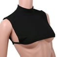 thumbnail image 4 of YONGHS Fake Collar Detachable Turtleneck Top Half Blouse Dickey Collar for Women Girls Black One Size, 4 of 5