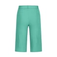 thumbnail image 4 of Women's 2025 Bermuda Chino Shorts High Waisted Straight Leg Casual Summer Hiking Vacation Outfits with Pockets, 4 of 7