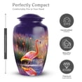 thumbnail image 2 of MUKTIVE Flamingo Human Urns for Ashes Adult Female - Large Urns for Human Ashes Adult Male - Large Cremation Urn for Adults - 10 Inch Funeral Urn for Cremated Mom, 2 of 7
