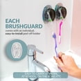 thumbnail image 4 of BRUSHGUARD Toothbrush Protector, Cap and Holder - Hygienic Storage Cover (2, Black), 4 of 6