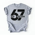 thumbnail image 3 of 67 Six Seven Meme T-Shirt, Funny Saying Six Seven T-Shirt, Multicolors, Size S-5XL, 3 of 5
