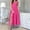 Hot Pink, variant on Conservative Dress Regular Fit 2026 Summer Bohemian Dress for Women Solid Color Spaghetti Strap Athletic Dress for Women Trendy for Lounge and Relax Yellow XL