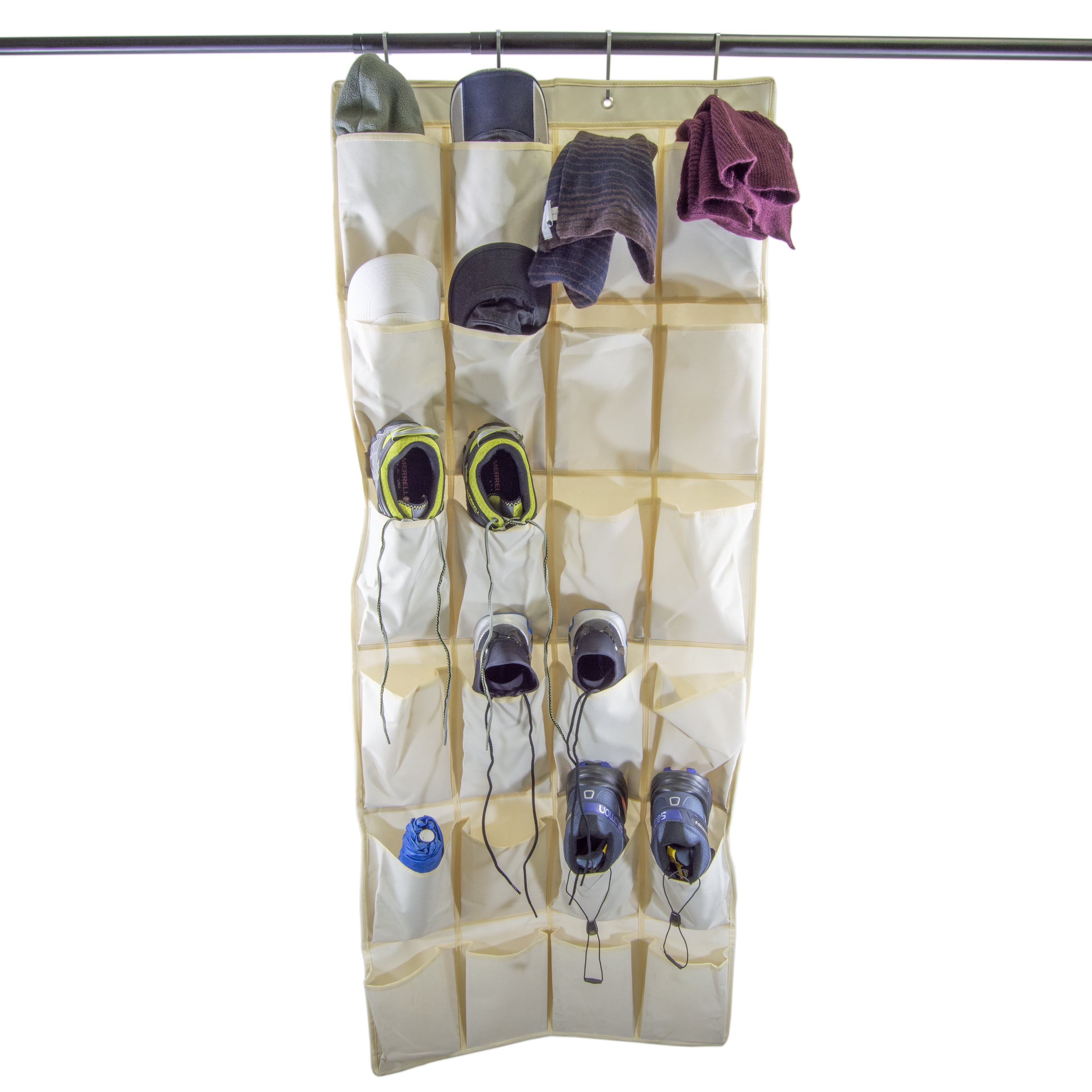 Over the Door, Hanging Closet Organizer with 24 Pockets