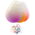 thumbnail image 1 of 30PCS Acrylic Blanks with 40 Colorful Bead Chain, Transparent Glitter Gradient Acrylic DIY Ornament Blanks for Key Chain Craft Hanging Christmas Decor(Color Random), 1 of 6