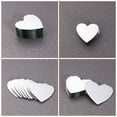 thumbnail image 4 of 30Pcs DIY Heart Mirrors Heart Shaped Mirrors Heart Mirror Tiles Makeup Mirrors, 4 of 8