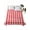 Red White, variant on Queen Size Flat Sheet Only, Black Red Plaid Soft Brushed Microfiber Bed Sheets, Vintage Rustic Buffalo Checked Gingham Hotel Quality Breathable Bedding Top Sheet, Easy Care, 90"x102"