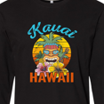 thumbnail image 4 of Inktastic Kauai Hawaii Vacation Tiki Long Sleeve T-Shirt, 4 of 5