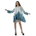 thumbnail image 4 of Moomaya Long Sleeve Shirt Women Printed Plus Size Dresses Rayon Short Tunic Tops, 4 of 6