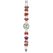 Waltham Women's Fashion Watch With Red Enamel Charms