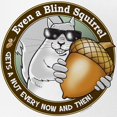 thumbnail image 2 of CafePress - Blind Squirrel - Adjustable Unisex Printed Trucker Hat with Mesh Back, 2 of 10