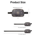 thumbnail image 4 of Witchy Celestial Belt Bag – Golden Star and Moon Print Waist Bag – Waterproof Adjustable Fanny Pack for Night Sky, Mystical, and Spiritual Vibes, 4 of 4