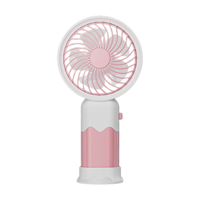 Mini Handheld Fan USB Rechargeable, Portable Handheld Fan with Phone Holder, USB Fan for Outdoor Camping, Personal Cooling Fan Rechargeable for Travel and Home