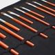 thumbnail image 3 of Soporte para Pinceles, Estuche Enrollable para Pinceles para Artista, AcríLico, óLeo, Acuarela, Soportes para Pinceles, 30 Ranuras, Negro, 3 of 5