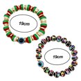 thumbnail image 2 of Cuentas de mal de ojo, pulseras navideñas para protección y bendición., 2 of 5