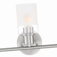 thumbnail image 2 of Designers Fountain Cedar Lane 3 Light Brushed Nickel Bathroom Vanity Light Fixture, D236M-3B-BN, 2 of 2