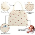 thumbnail image 2 of GADE Lunch Bag for Women Men Cute Corduroy Lunch Tote Bags Reusable Insulated Lunch Box Large Capacity Reusable Insulated Cooler for Work Picnic or Travel, 2 of 8