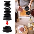 thumbnail image 4 of Burger Press, Hamburger Press Patty Maker, 3 In 1 Non-Stick Meat Beef Burger Mold, Patty Press for Stuffed Burgers, Beef Burger, Dishwasher Safe., 4 of 8