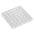 thumbnail image 4 of Caja de presentación magnética acrílica de conchas marinas, caja de almacenamiento para uñas de conchas marinas 36 rejillas, 4 of 8