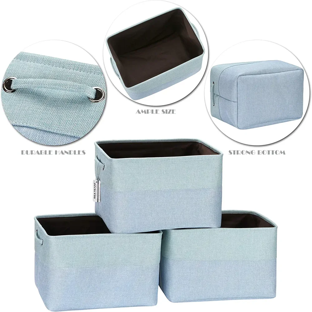 Lot De 3 Paniers De Rangement Décoratifs En Corde De Coton Pour