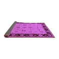 thumbnail image 2 of Ahgly Company Indoor Square Oriental Purple Traditional Area Rugs, 6' Square, 2 of 4