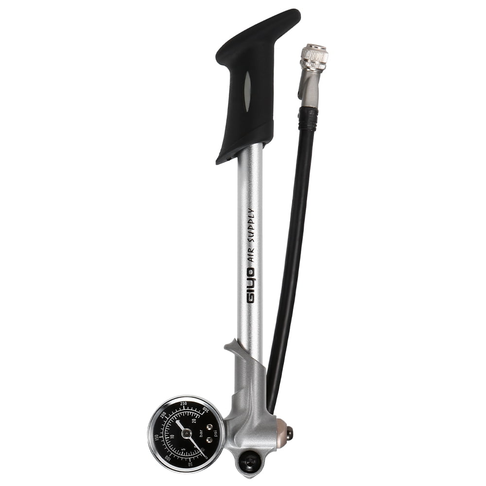 air shock pump with gauge