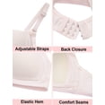 thumbnail image 4 of Girls Training Bra Teen Kids Sports Thin Cotton Breathable No Wire Under Outfit BraAdjustable A-Cup, 4 of 5