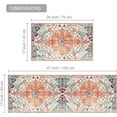 thumbnail image 3 of Boho Kitchen Mat Set of 2 Non Slip Thick Kitchen Rugs and Mats for Floor Comfort Standing Mats for Kitchen, Sink, Laundry, 17"x47"+17"x28", 3 of 6