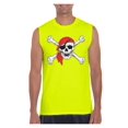 thumbnail image 1 of Mens Jolly Roger Skull & Crossbones Ultra Cotton Sleeveless T-Shirt, 1 of 5