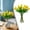 Yellow(20PCS), variant on 20Pcs Artificial Tulips Flowers Fake Faux Pu Tulip Bouquet Real Touch Flower Arrangement For Home Room Office Party Wedding Decoration Excellent Gift Idea For Mothers Day,Spring Home Decor(White)