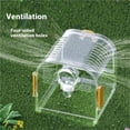 thumbnail image 4 of Portable Plastic Bird Cages Lightweight Waterproof Ventilated Travel Bird Cage, 4 of 7