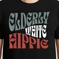thumbnail image 3 of Elderly White Hippie Saying – T-Shirt / Hoodie / Sweatshirt – Nostalgia & Wisdom – Perfect for Boomer Hippies, 3 of 6
