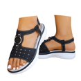 thumbnail image 3 of Women's Hollow Out Breathable Sport Sandals Casual Summer Walking Shoes with Soft Cushion Insole Comfortable Fashion Sneaker Sandals, 3 of 9