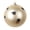 Champagne, variant on Vickerman 6" Matte Plum Ball Ornament with Gold and Black Brush Strokes, 2 per bag.