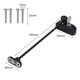 thumbnail image 2 of 4pcs Sliding Lock Window Door Stay Lock Sliding Door Blocks Baby Child Security Latch Cable Catch Wires-black With Stainless Steel Key Garage Closet, 2 of 5