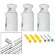 thumbnail image 1 of 3pcs Heated Radiators Brackets Replacement Towel Rail Radiator Brackets Heated Wall Fixing Mounting Accessories, 1 of 5