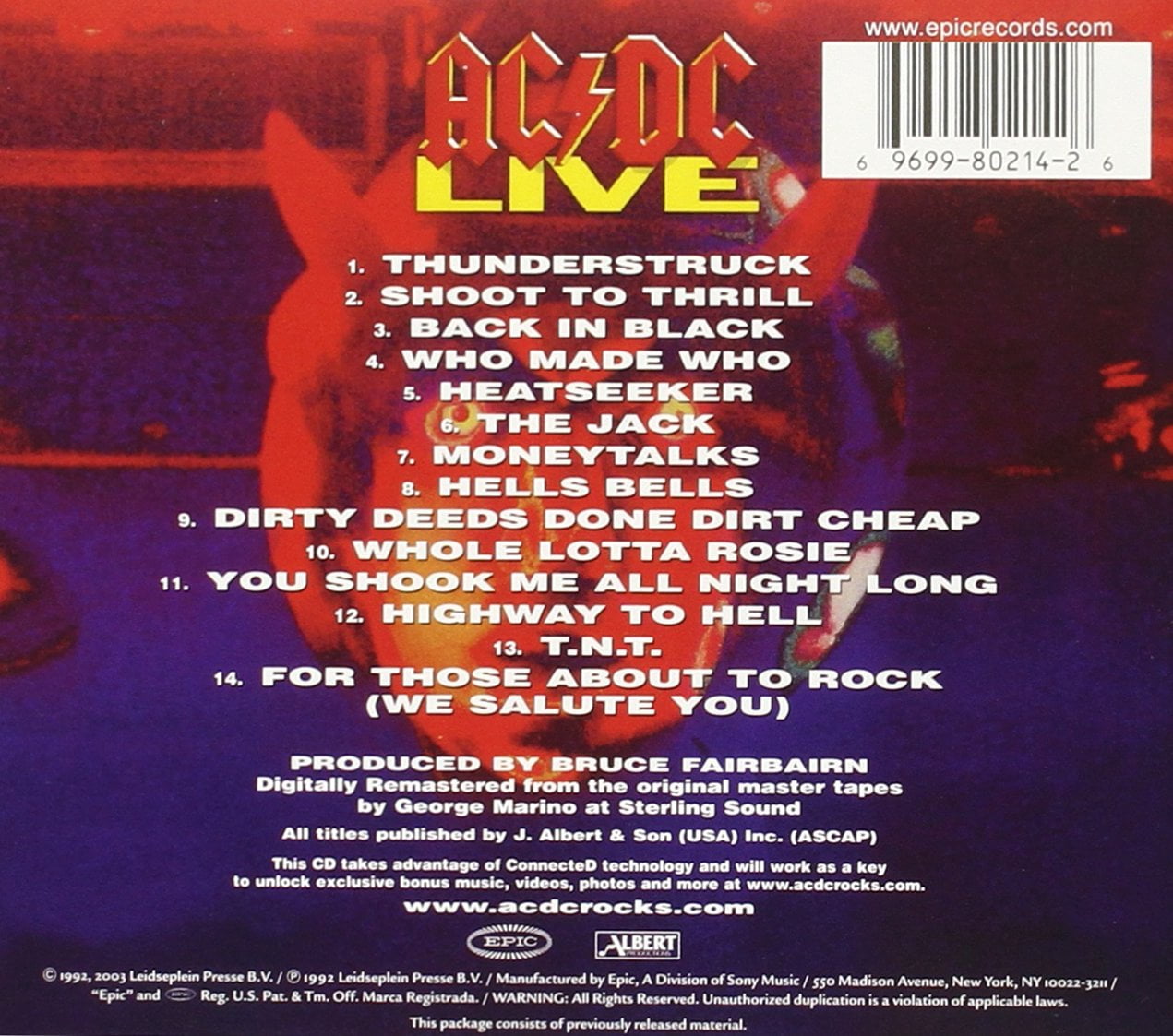 AC/DC - Live - Music & Performance - CD - Walmart.com