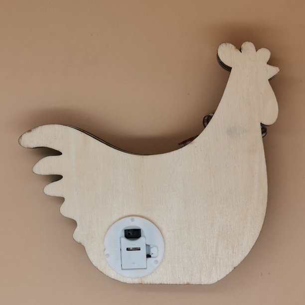 Lámpara Estatua de animales de madera escultura de pavo recortada en 3D hueca colorida para la oficina en el hogar Tmvgtek Para estrenar