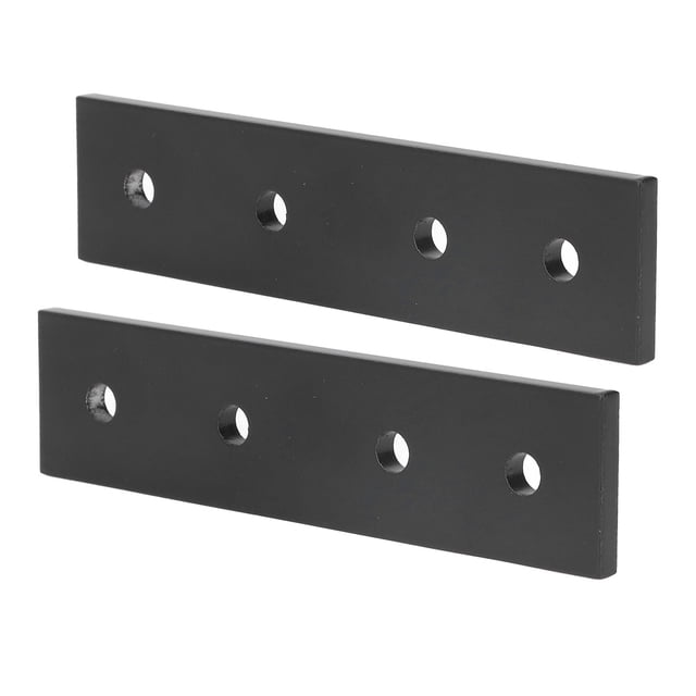 4 Hole Connecting Plate, 2PCS Easy To Install Glossy Finish Flat Straight Brackets For Industrial Fastener 2020,3030,4040